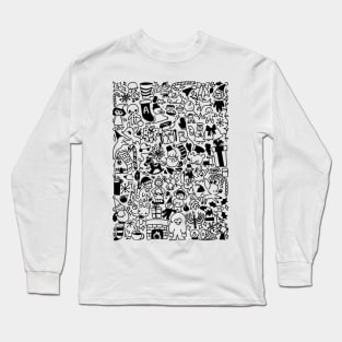 Christmas Doodle Long Sleeve T-Shirt